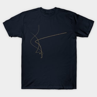 Kintsugi 2 #art #decor #buyart #japanese #gold #white #kirovair #design T-Shirt